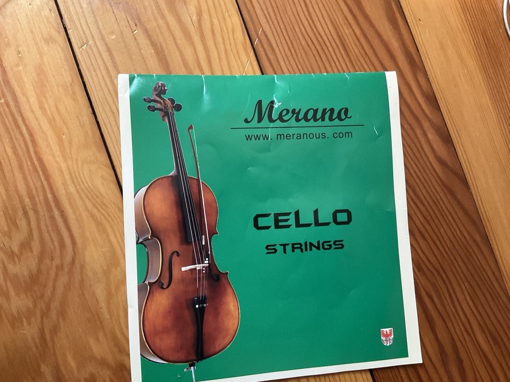Set Of 1/4 Size Cello Strings (missing D String