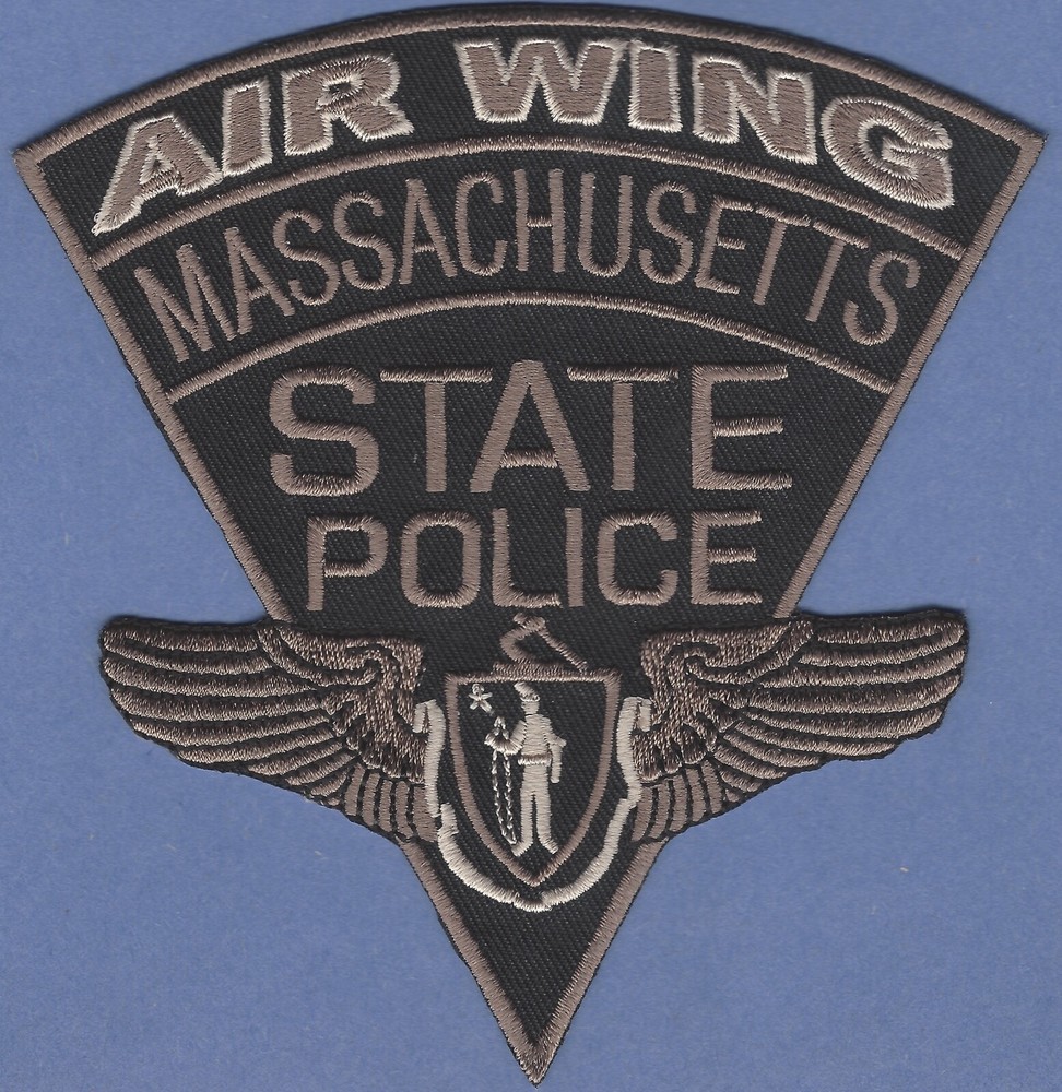 MASSACHUSETTS STATE POLICE AIR WING SHOULDER PATCH