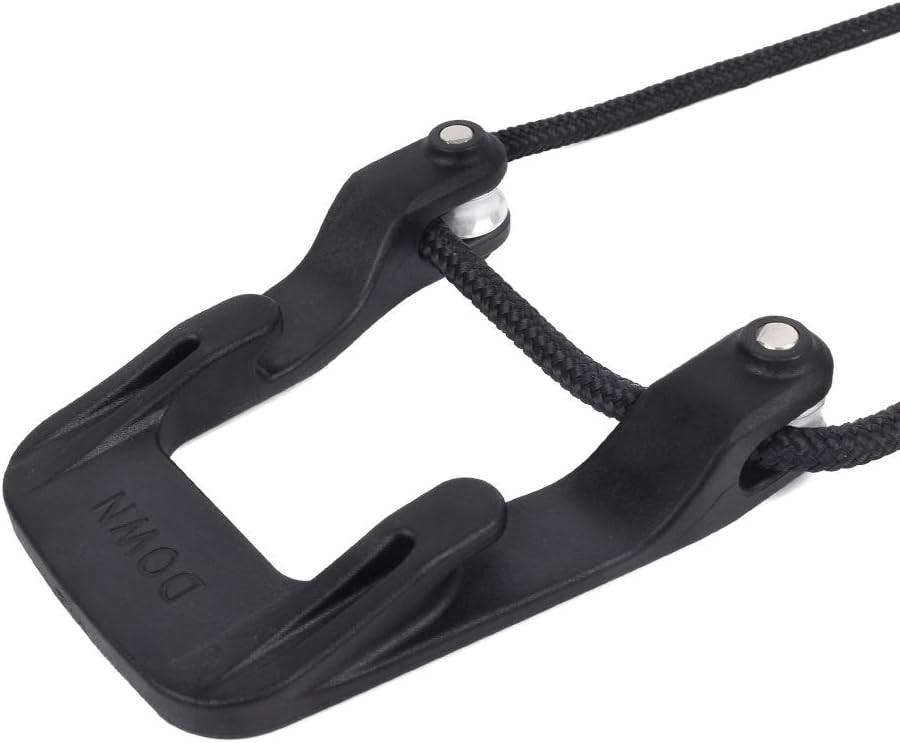 Compound Bow Crossbow Rope Cocking Device Pull Aid 4-Finger Silicone Wrapped Han