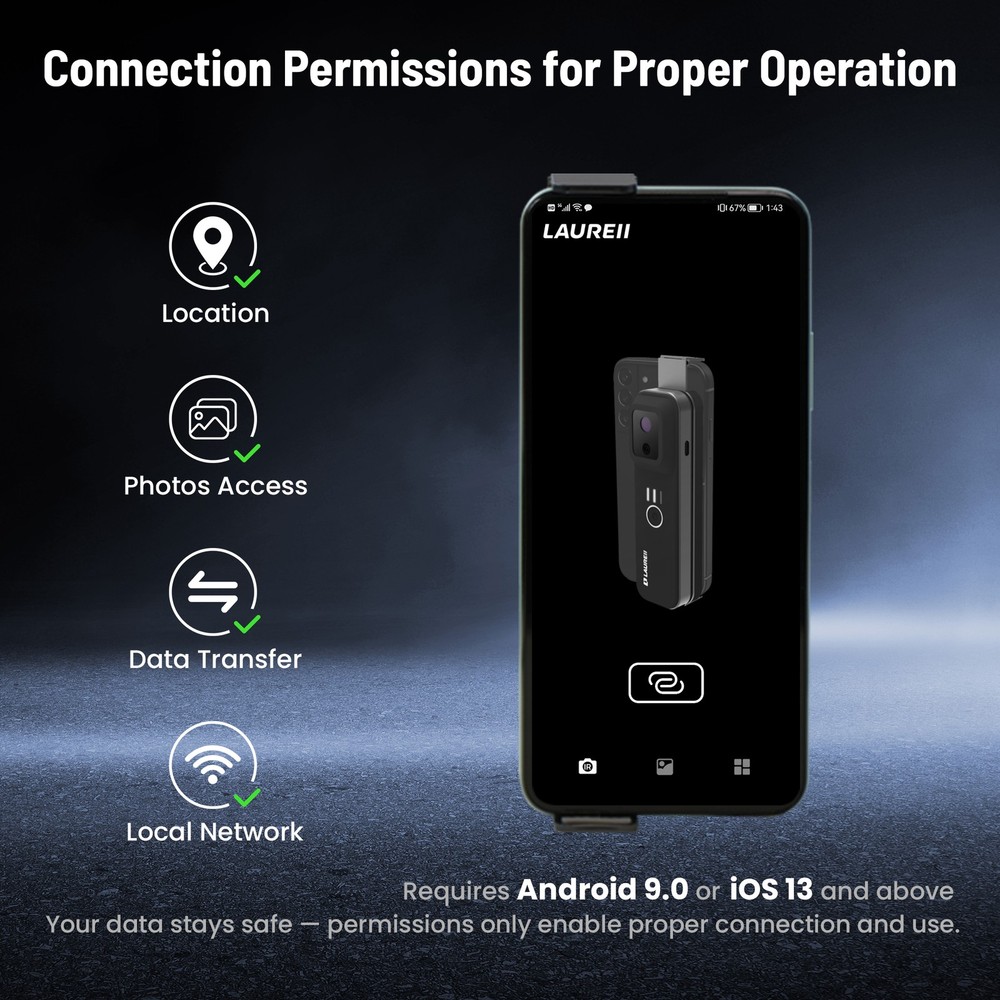 IR Resolution Imager Infrared Thermal Camera for Android & iOS Wireless Handheld