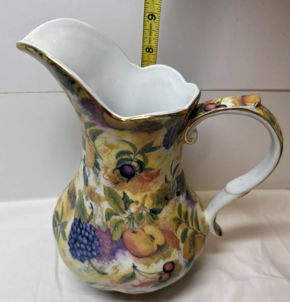 Royal Danube Pitcher ~ Fruit and Berries ~ Serveware ~ Home Decor