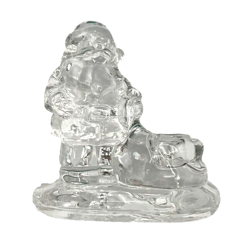 Williams-Sonoma Tiny Taper Santa Candle Holders Boxed