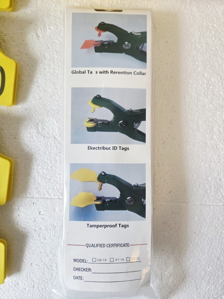 Softer Rectangular Cattle Ear Tags, 101-200 with Durable Copper Pins Included