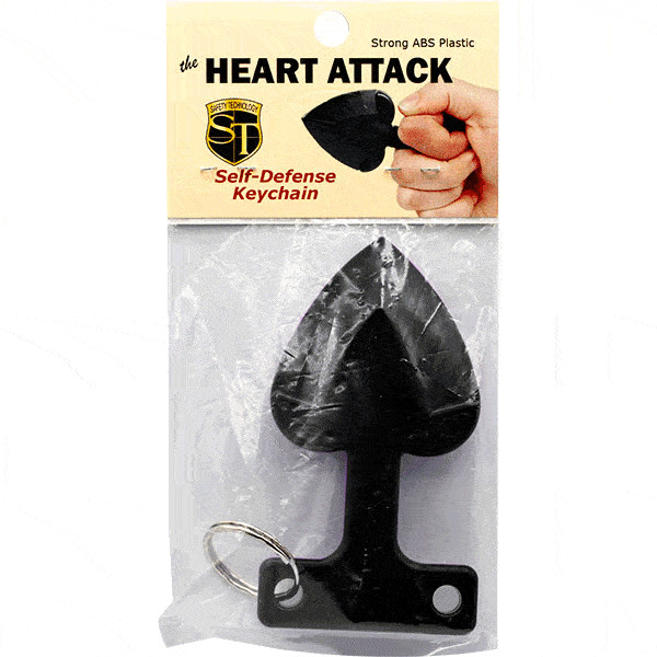 Heart Attack Key Chain Black 85 pcs