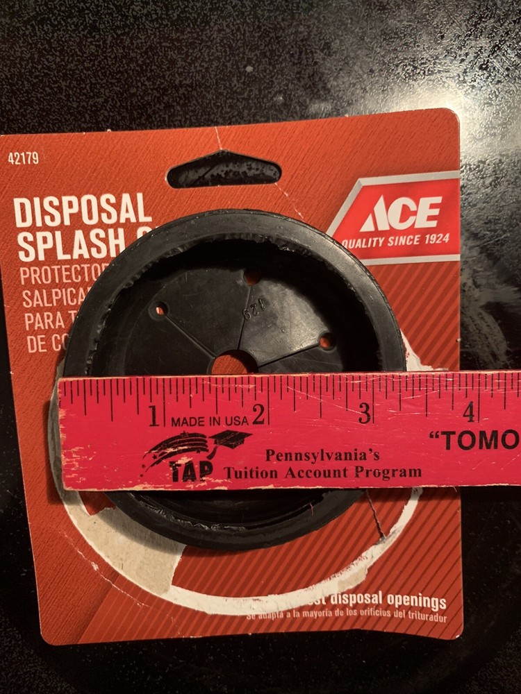 ACE Replacement Garbage Disposal Splash Guard, # 42179, *New*