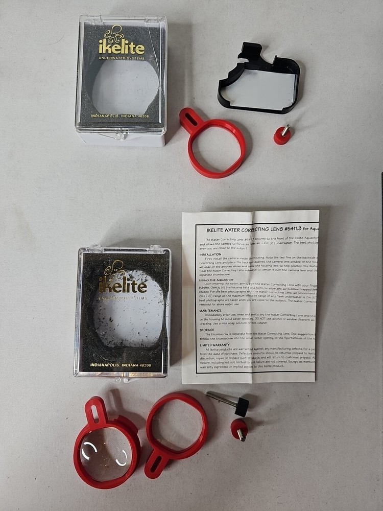 Ikelite Underwater Systems Water Correcting Lens Plus Extras