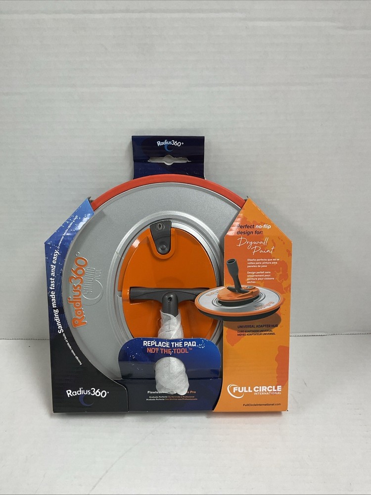 Full Circle R360 Sander – Large Surface, Interchangeable Pads!