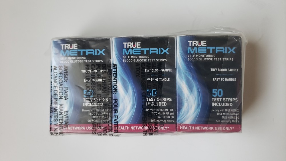 True Metrix Glucose Test Strips 50 Count 3-Pack