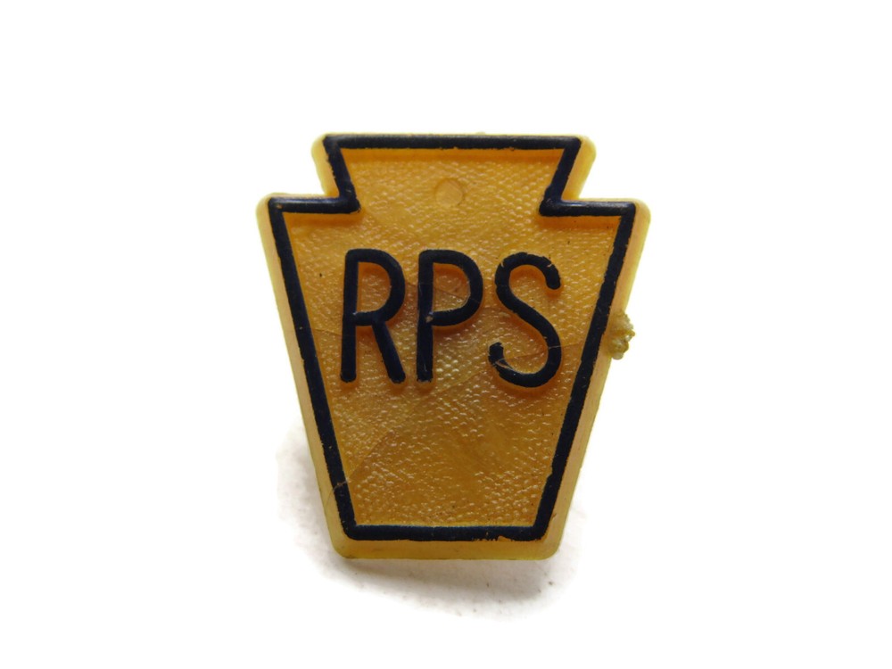 RPS Lettered Yellow Pin