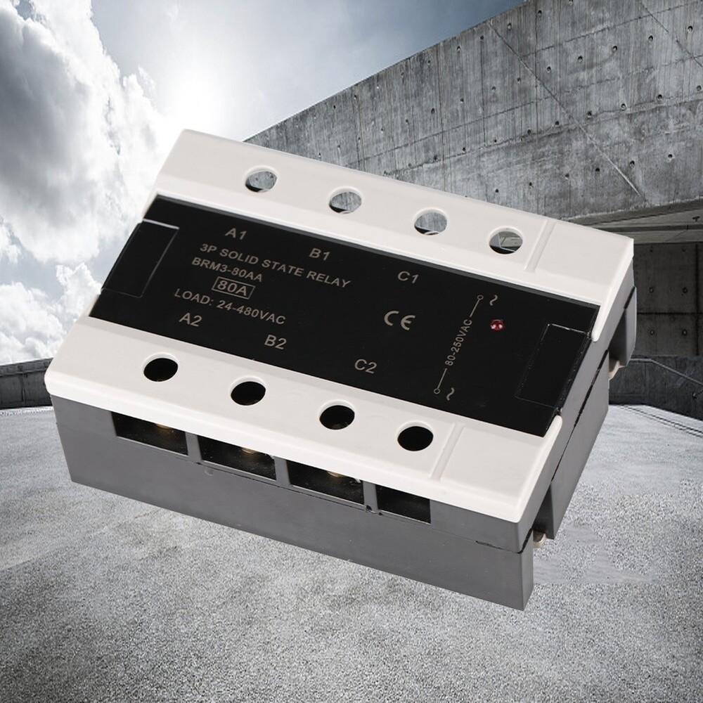 Load 24-480VAC Three Phase State Relay BRM3-80AA