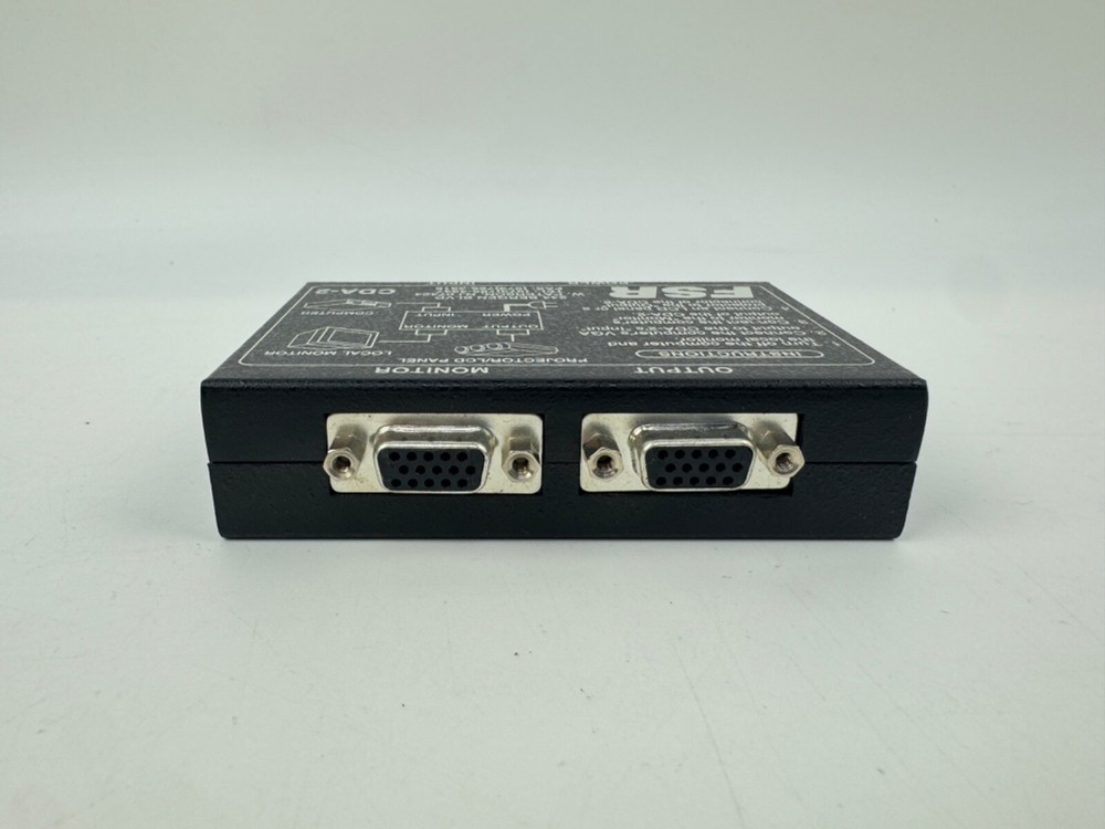 FSR CDA-2 Computer Video Distribution Amplifier w/ Power Supply