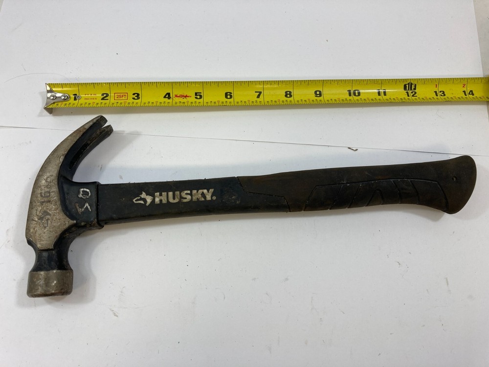 Husky 16oz. Claw Hammer with Ergonomic Handle
