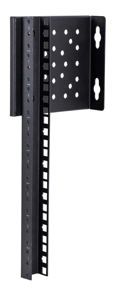 19 Inch Vertical Ends Wall Mount Rack Server Rack With Hardware Black 4U