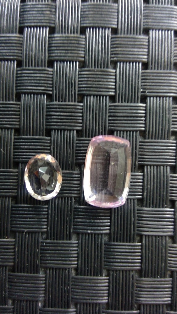 18K Pink Kunzite Ring Stones