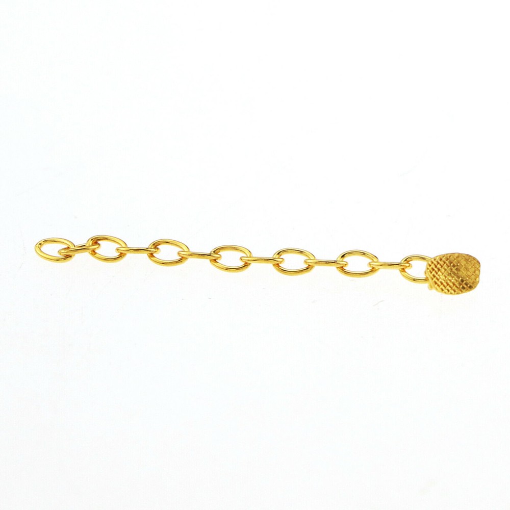 10 Pcs Dental Orthodontic Traction Chain Gold Plated Lingual Button Rectangular