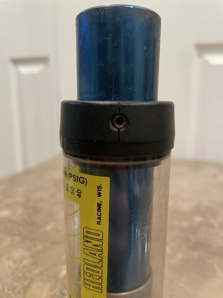 HEDLAND FLOW METER 771150. 600psi. Untested