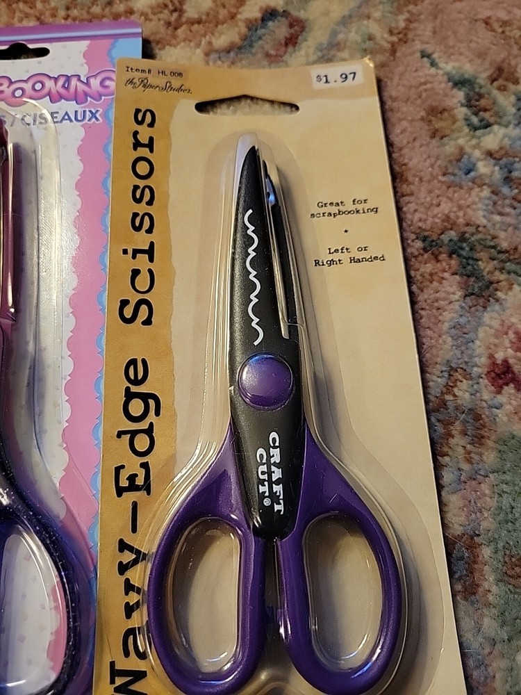 3 New Decorative Edging Scissors For Scrapbooking