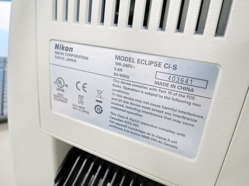 Nikon Eclipse Ci-S Microscope, w/ HP/Leica Z420 Workstation PC