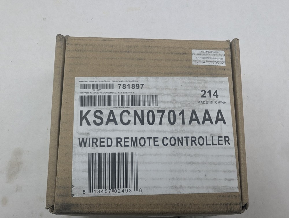 Carrier KSACN0701AAA Wired Remote Controller