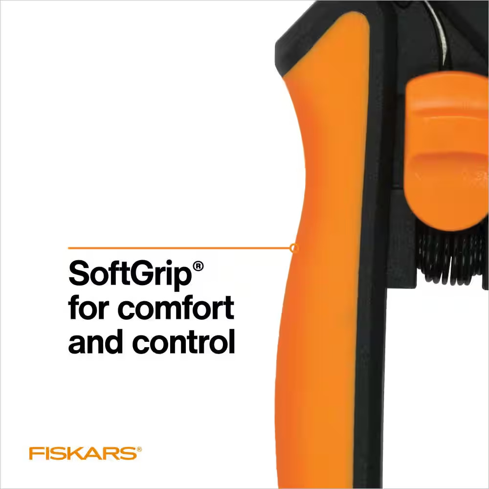 6 In. Titanium Micro-Tip Pruning Shears with Softgrip Handles (2-Pack)