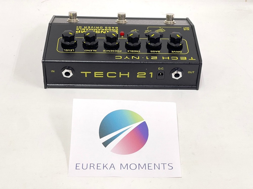 Tech 21 Sansamp Programmable Bass Driver DI 3-ch Used