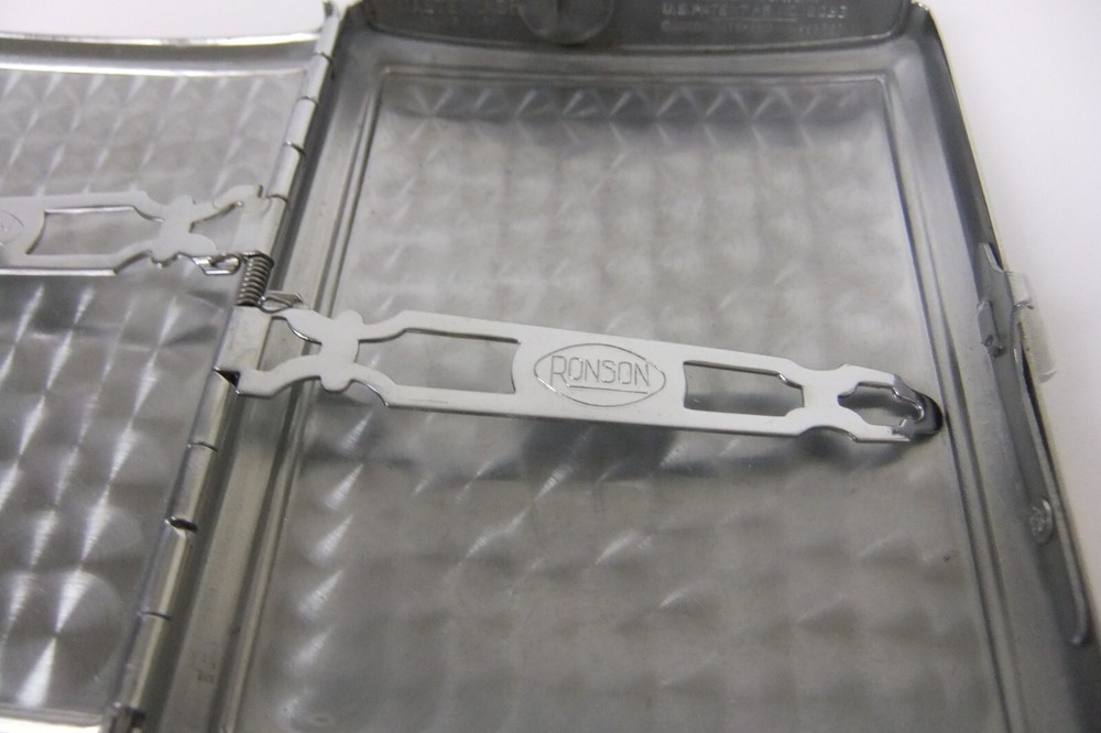 Vintage Ronson Mastercase Cigarette Case Lighter American Legion