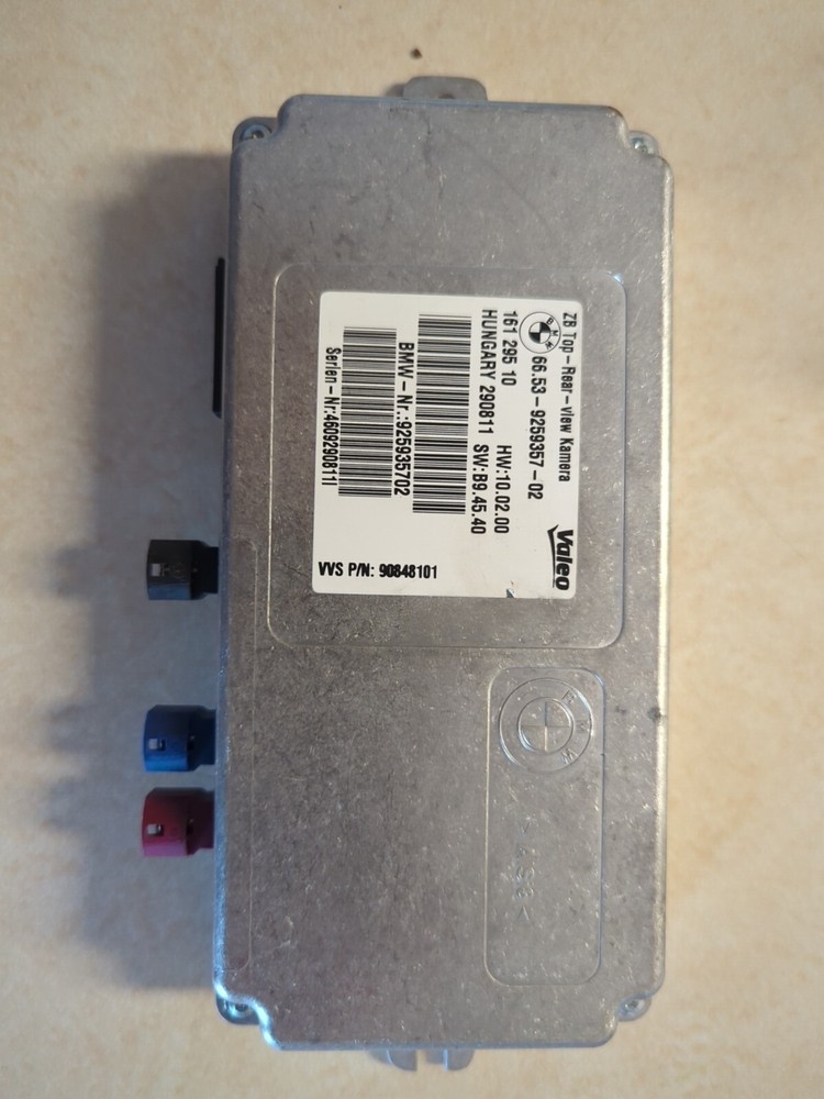 2009-2013 BMW X5 - TOP REAR VIEW Camera Control Module 9259357