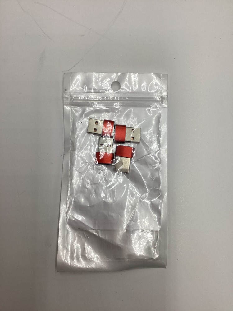 (QTY 4) USB Converter Red, Model KST-0001 Input 5V