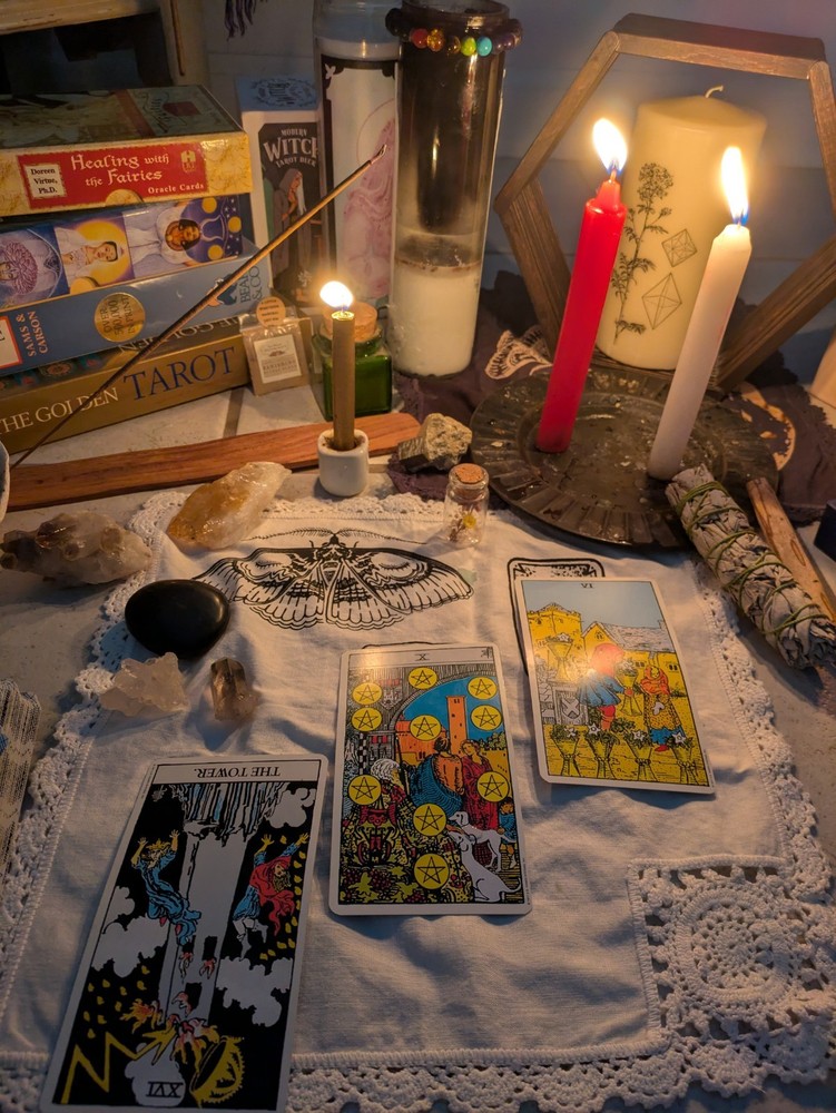 Self Love Spell & 3 Card Tarot Pull - Quick Turnaround