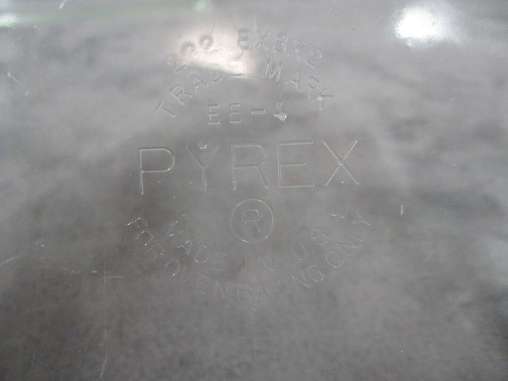 Anchor Hocking Glass Baking Dish Rectangular Square Set 2 pcs Clear Used