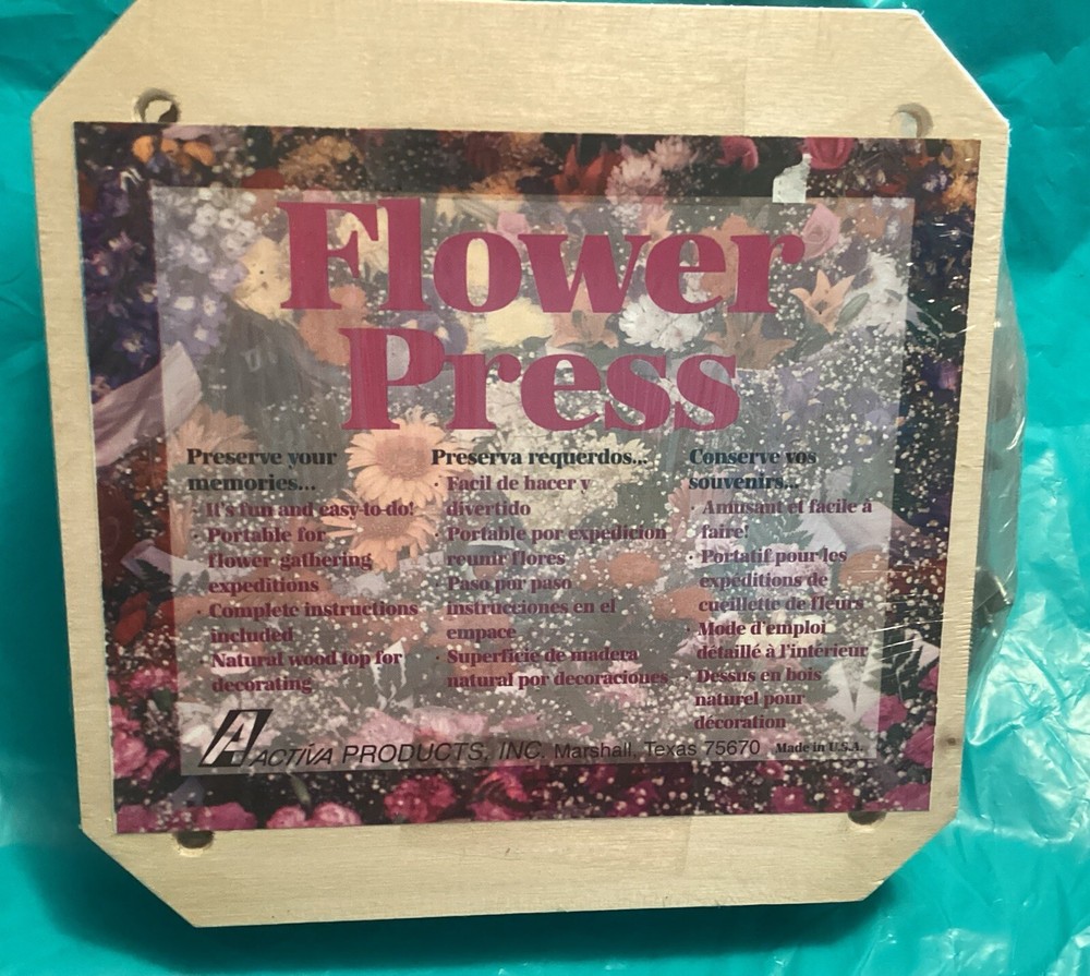 Flower Press 7x7
