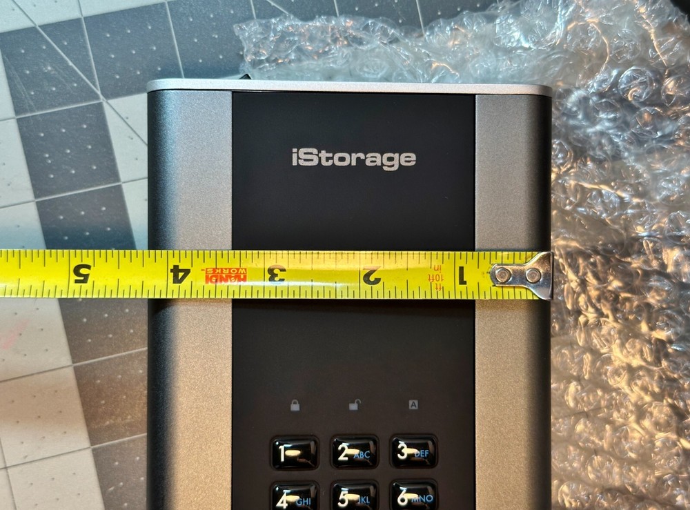 iStorage diskAshur DT2 256-bit 2TB USB 3.1 SECURE ENCRYPTED DESKTOP Hard Drive