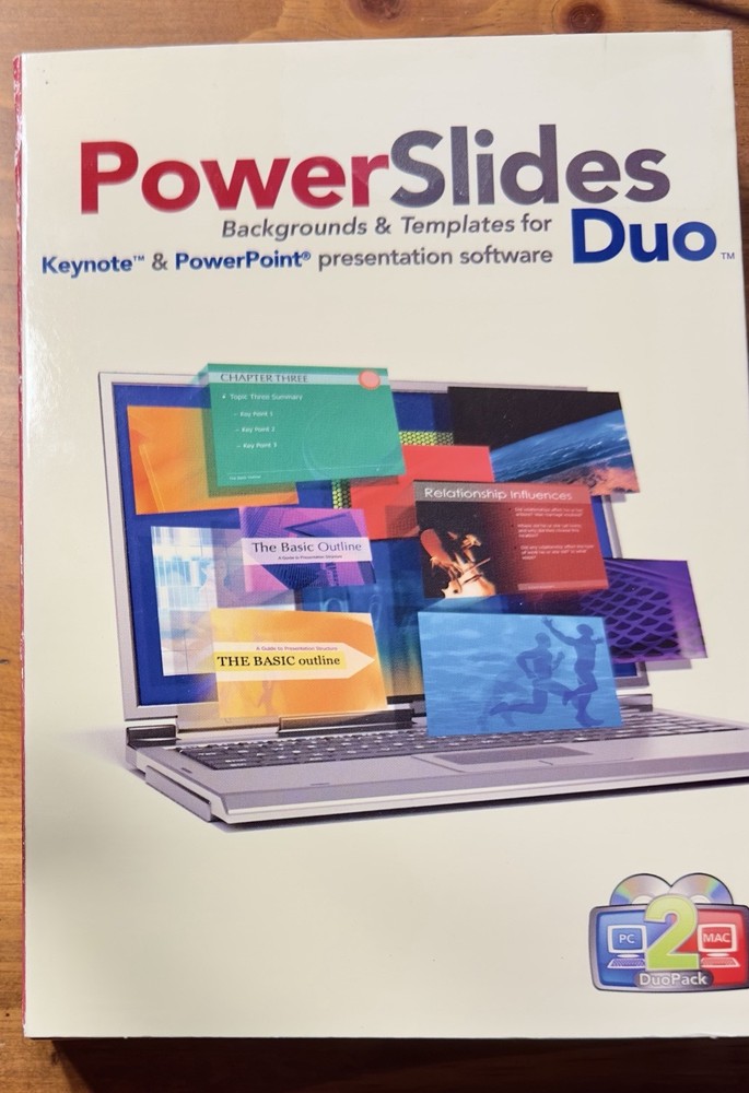 MAC or PC NOS PowerSlides Duo Backgrounds & Templates for PowerPoint