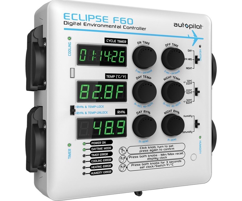 Autopilot APE4100 Eclipse F60 Digital Environmental Controller White *NEW*