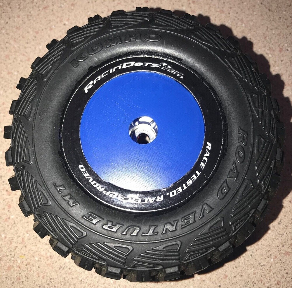 Racin Dots Traxxas Solid Spoke Wheel Dot, Blue