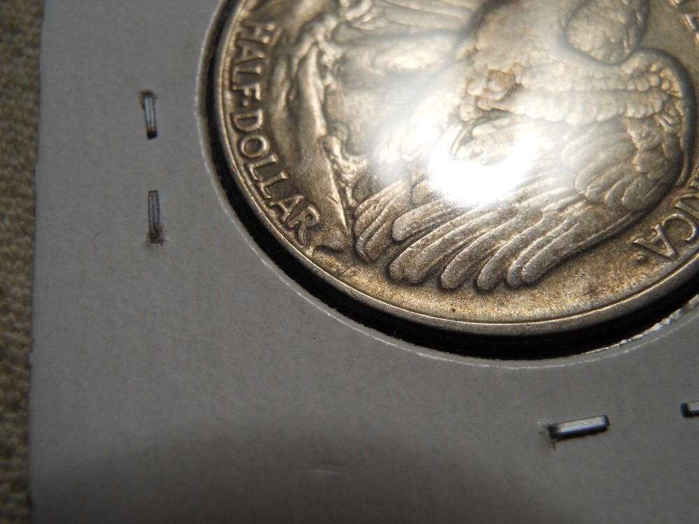 EXTREMELY RARE 1944-P *Missing Des. Initials* Walking Liberty Half Dollar Silver
