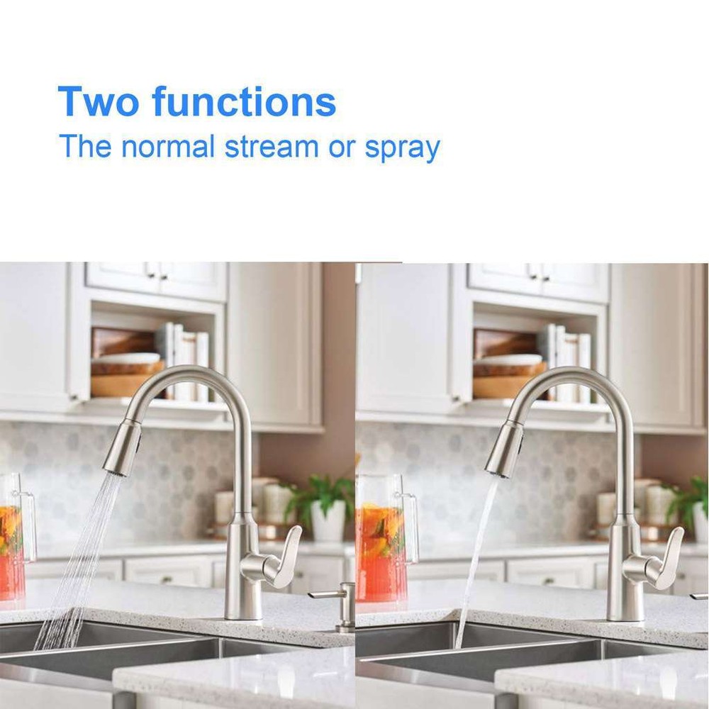 1/2x Kitchen Sink Pull-Down Faucet Sprayer Pull Out Spray Head Replacement Head