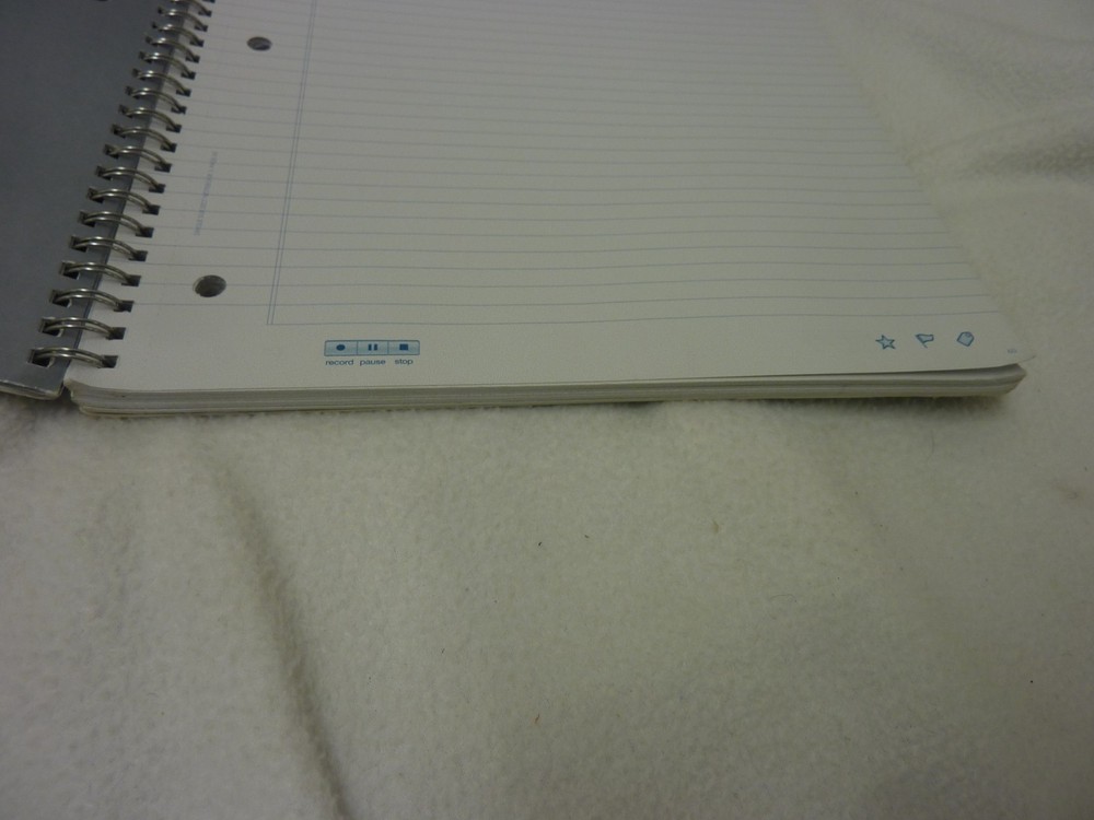 FOUR LIVESCRIBE NOTEBOOKS - COMPLETE PLUS ONE PARTIAL LIVESCRIBE NOTEBOOK