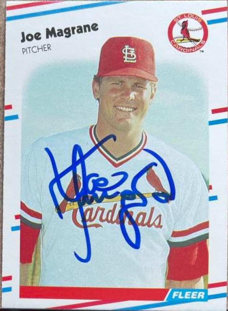 Joe Magrane Autographed 1988 Fleer #40