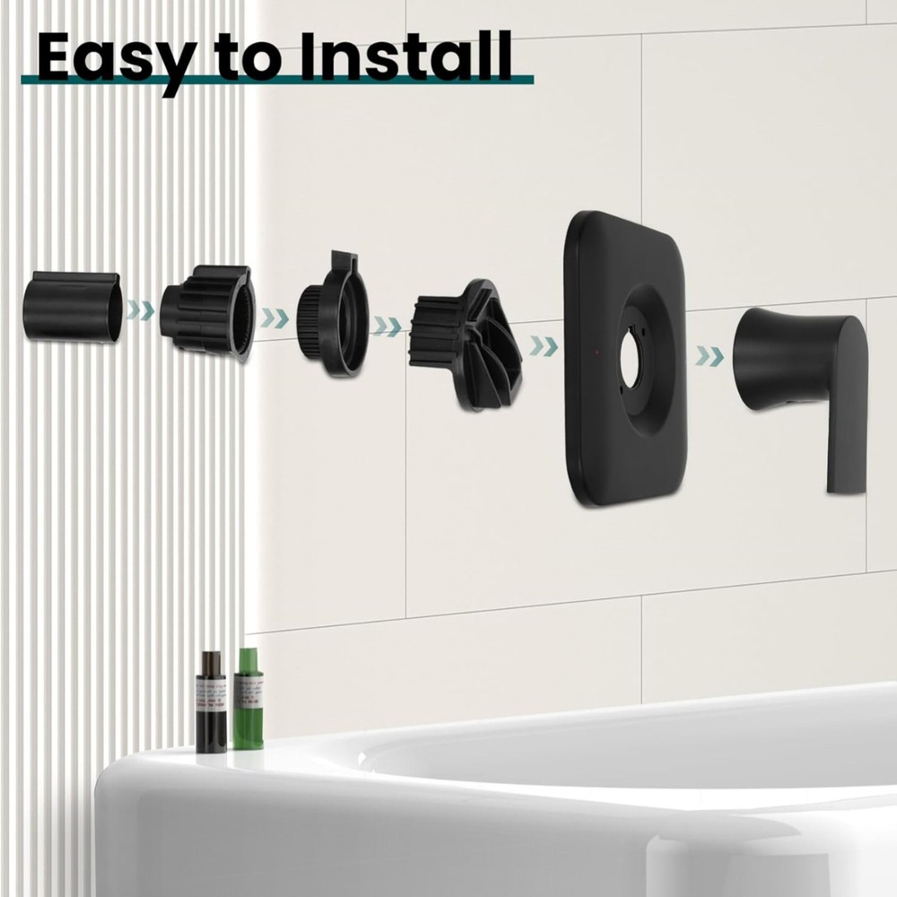 For T2471BL Posi-Temp Valve Shower Handle Kit Replacement Easy Installation