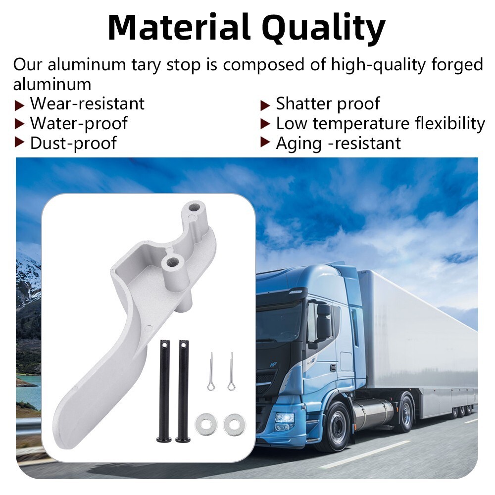 6 Pack Quick Release Upright Tarp Stop Replace Rusted Stops on Roll Tarp Systems