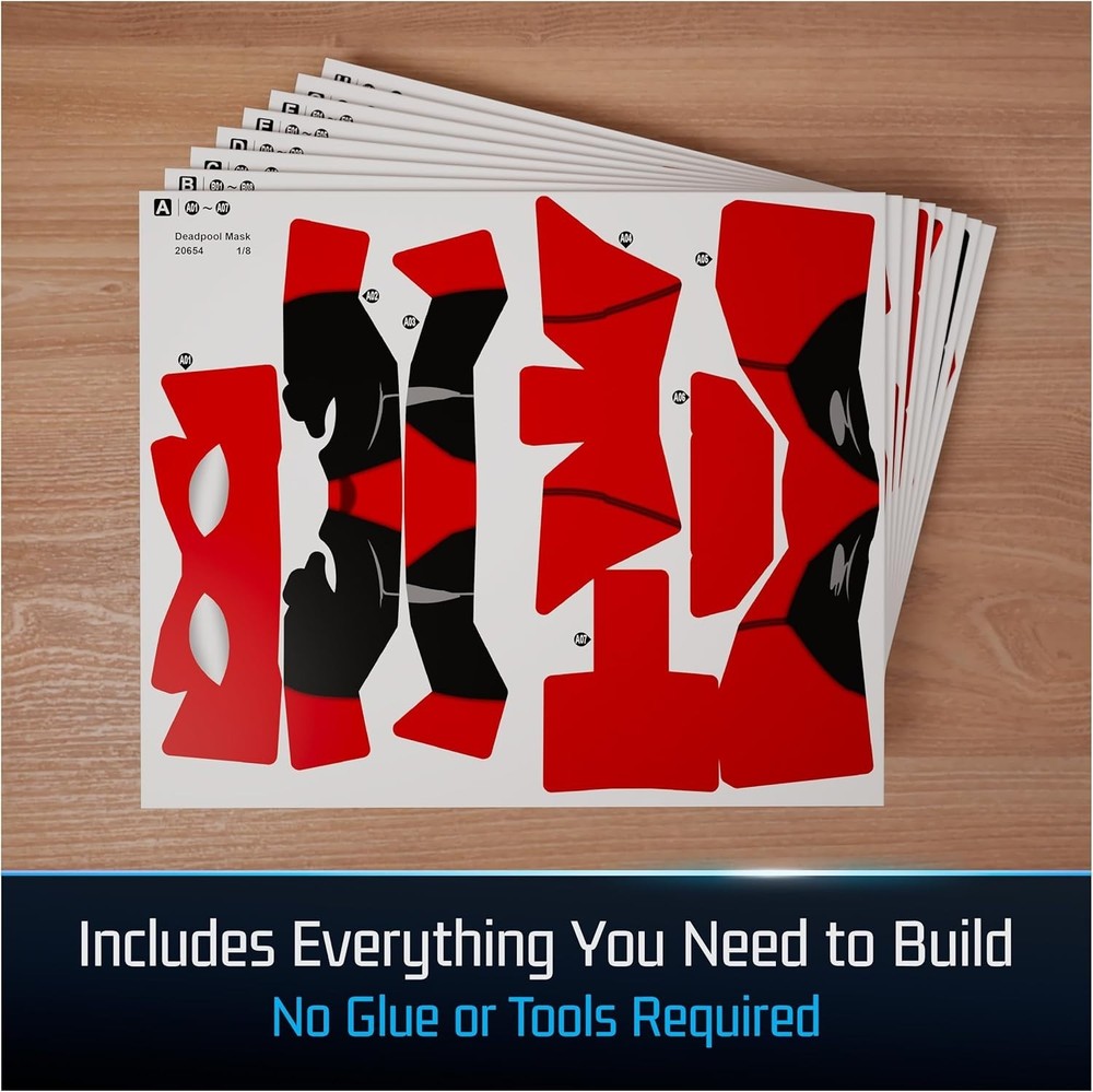 Marvel - Deadpool - 4D Build Puzzles for Adults & Teens