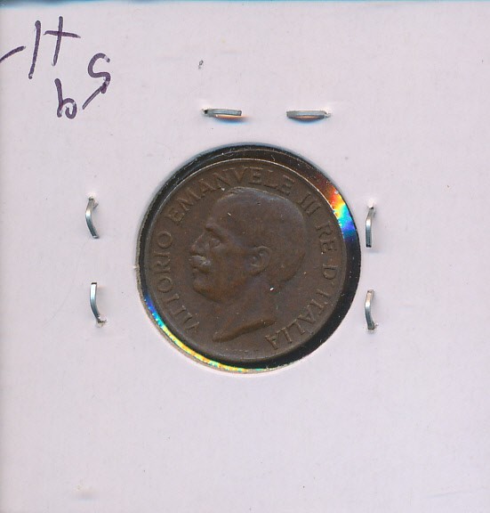 ITALY - 5 CENT 1936 - COPPER - #4238