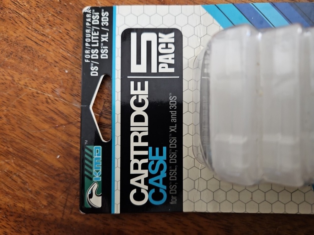 Nintendo Ds 5 Pack Game Cartridge Cases