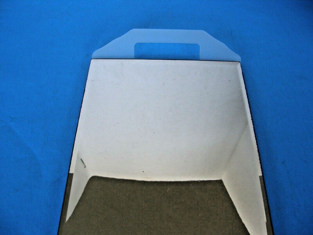 VANITY MAKEUP DRESSER BEVELED MIRROR TRAY WITH HANDLES