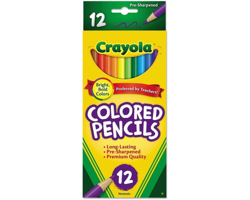 Crayola Long Colored Pencils (12) [CRY684012]