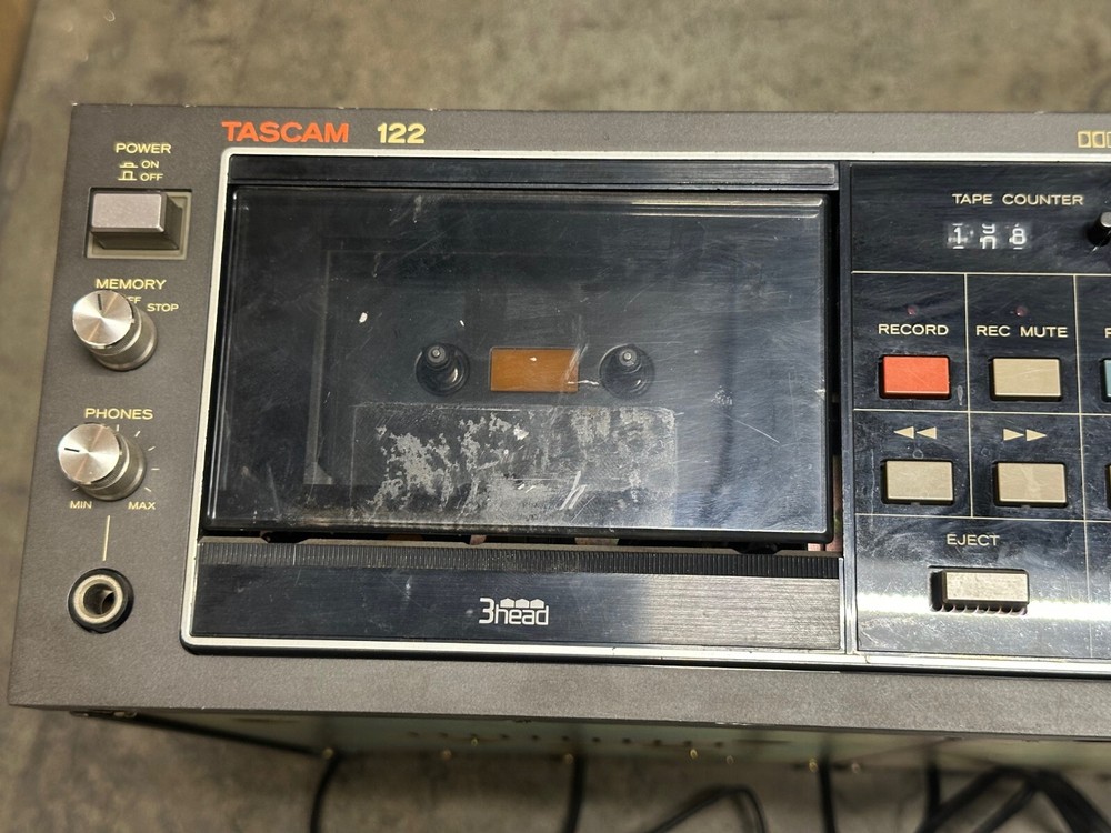 AS IS - Tascam 122 professional cassette deck *untested*