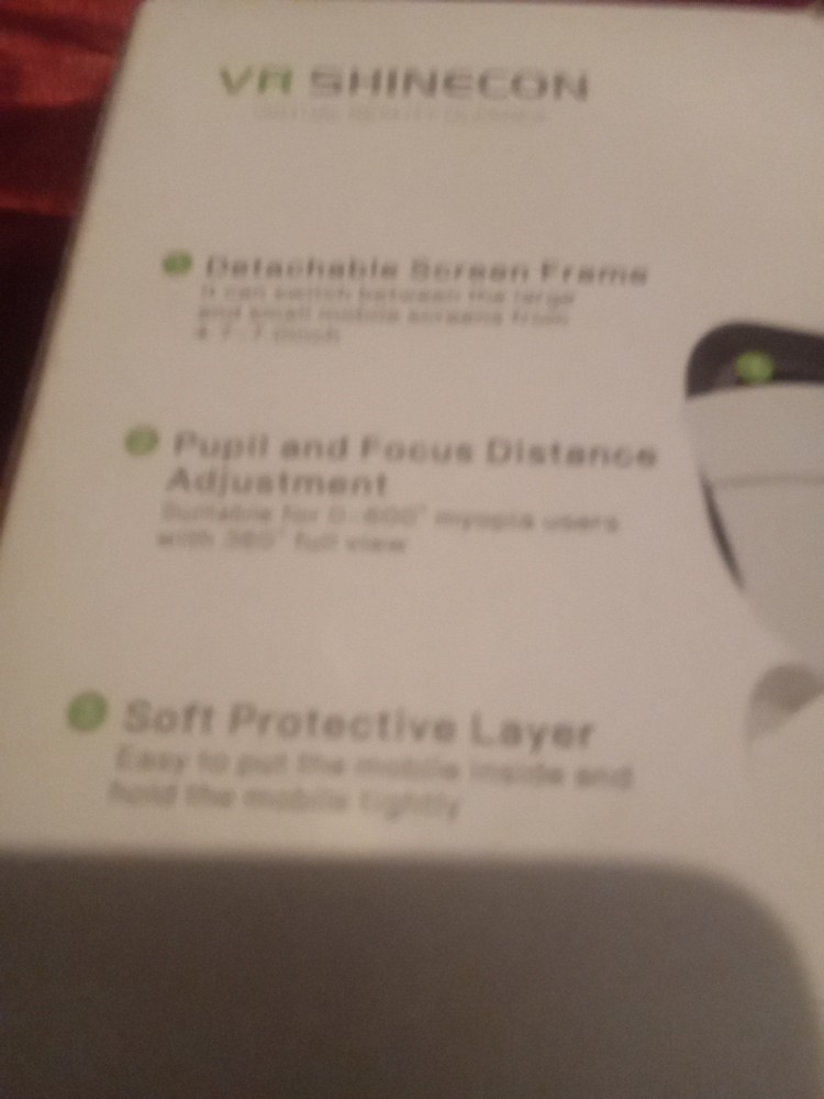 VR Shinecon Virtual Reality Gaming Accessories Compatible with iPhone/Android