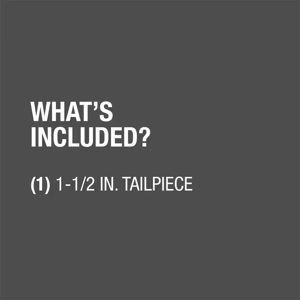 1-1/2 In. PVC Flanged Tailpiece