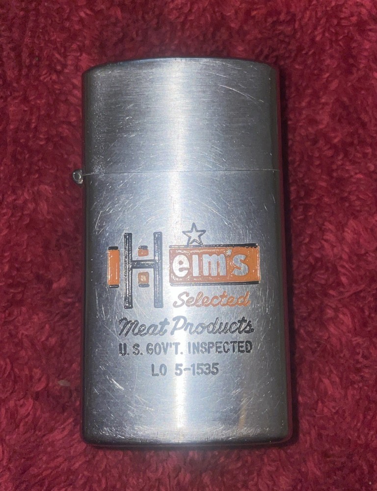 Heim’s Selected Meat Products Vintage Zippo